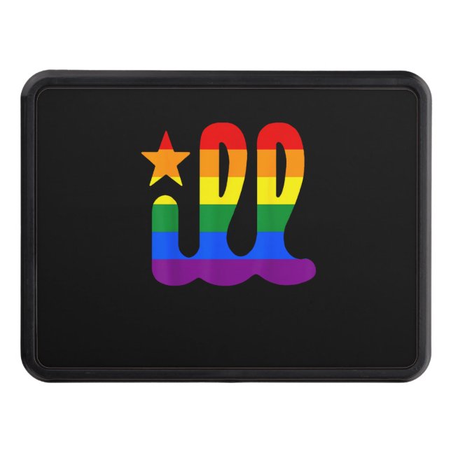 Rainbow Pride Kärlek ill Philadelphia Philly Gay P Dragkroksskydd (Framsidan)