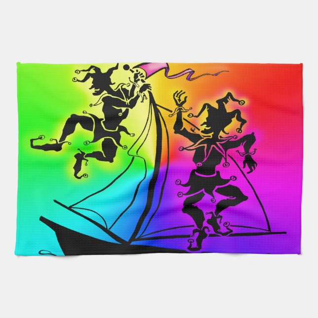 Rainbow Pride Kökshandduk (Horisontell)