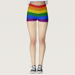 Rainbow Pride Kort Leggings