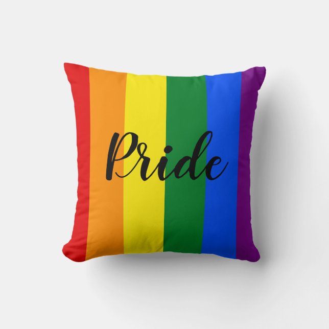 Rainbow Pride Kudde (Framsida)