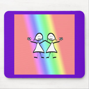 Rainbow Pride Lesbisk Brides Musmatta
