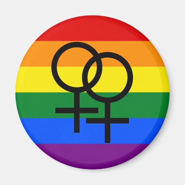 Rainbow Pride Magnet (Framsidan)
