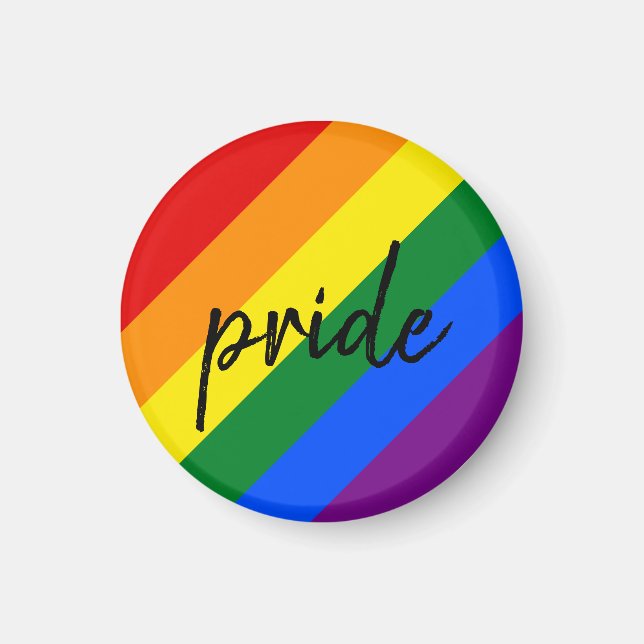 Rainbow Pride Magnet (Framsidan)