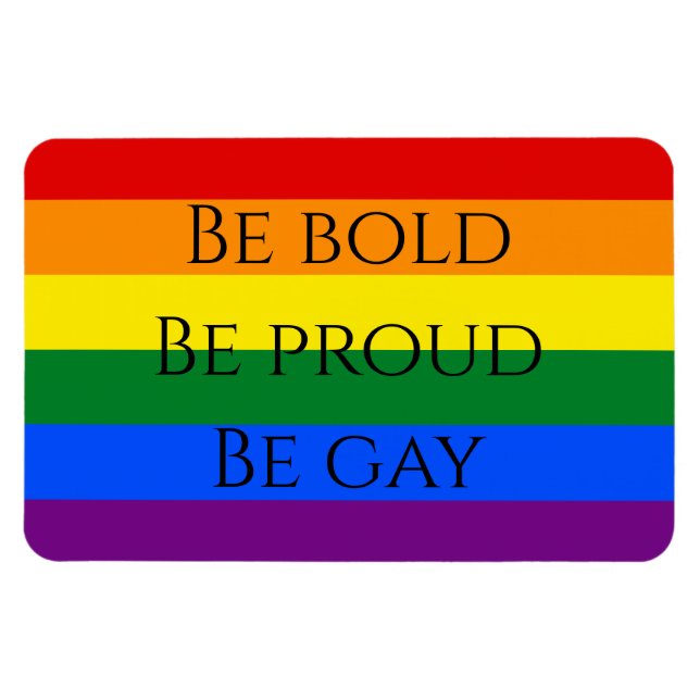 Rainbow Pride Magnet (Horisontell)