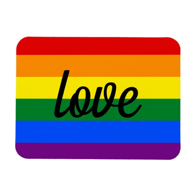 Rainbow Pride Magnet (Horisontell)