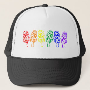 Rainbow Pride Morel Mushrum Keps