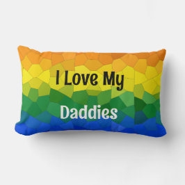 Rainbow Pride Mosaic Flagga Dekorativ kudde