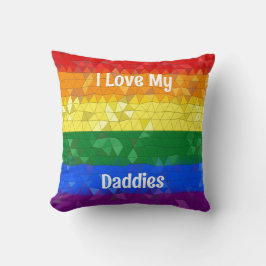 Rainbow Pride Mosaic Flagga Kudde