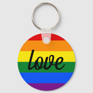 Rainbow Pride Nyckelring