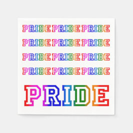 Rainbow PRIDE Papper Cocktail Party Napkins Pappersservett