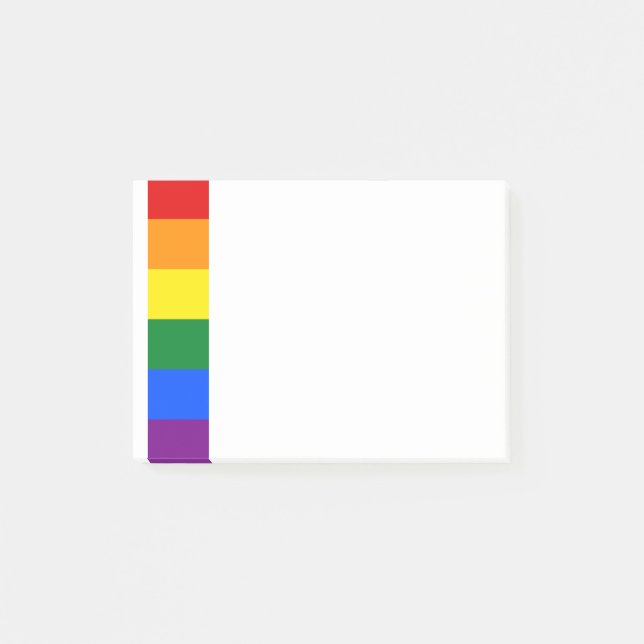 Rainbow Pride Post-it Block (Framsida)
