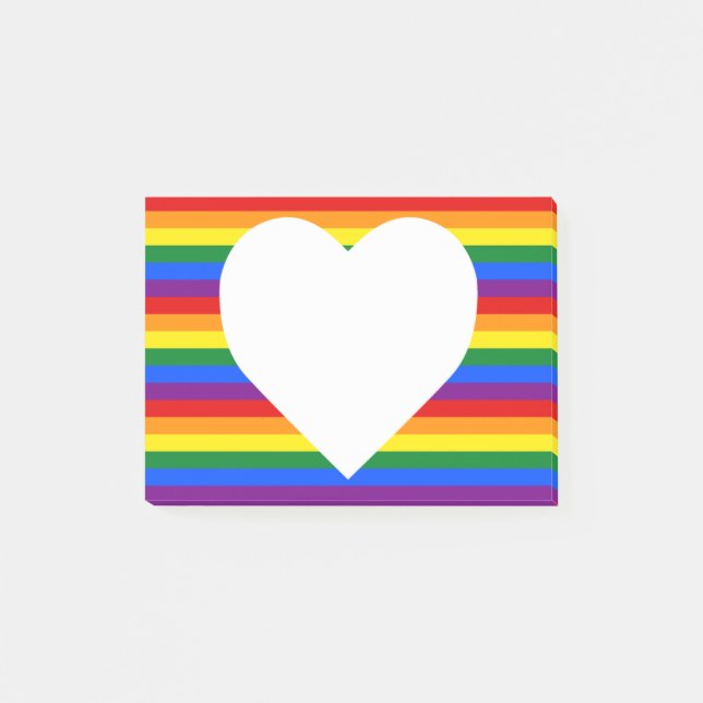 Rainbow Pride Post-it Notes (Framsida)