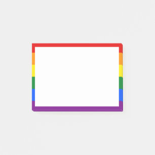 Rainbow Pride Post-it Notes Block