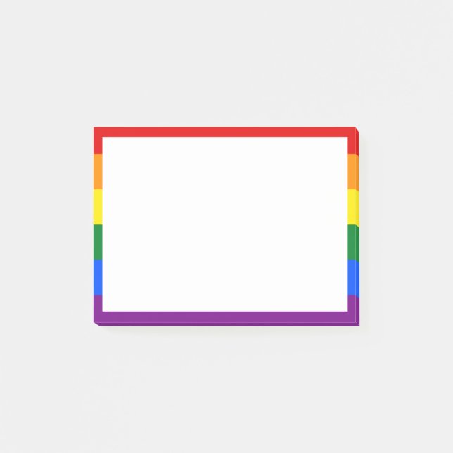 Rainbow Pride Post-it Notes Block (Framsida)