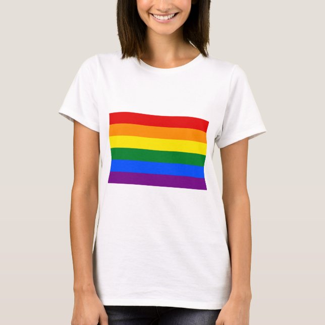 Rainbow Pride T Shirt (Framsida)