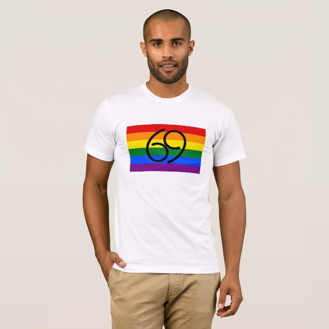 Rainbow Pride T-Shirt (Hel framsida)