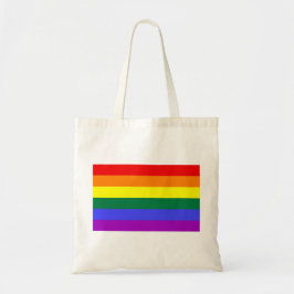 Rainbow Pride tote bag GLBTI  reusable Tygkasse
