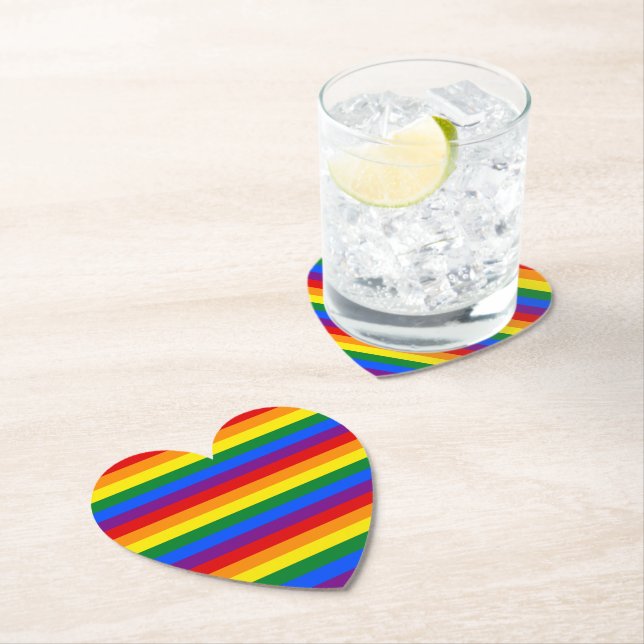 Rainbow Pride Underlägg Papper (Insitu)
