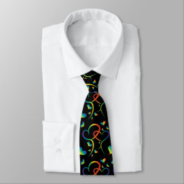 Rainbow Pride Valentine Neck Tie Slips