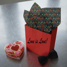 Rainbow Pride Valentine Tissue Paper