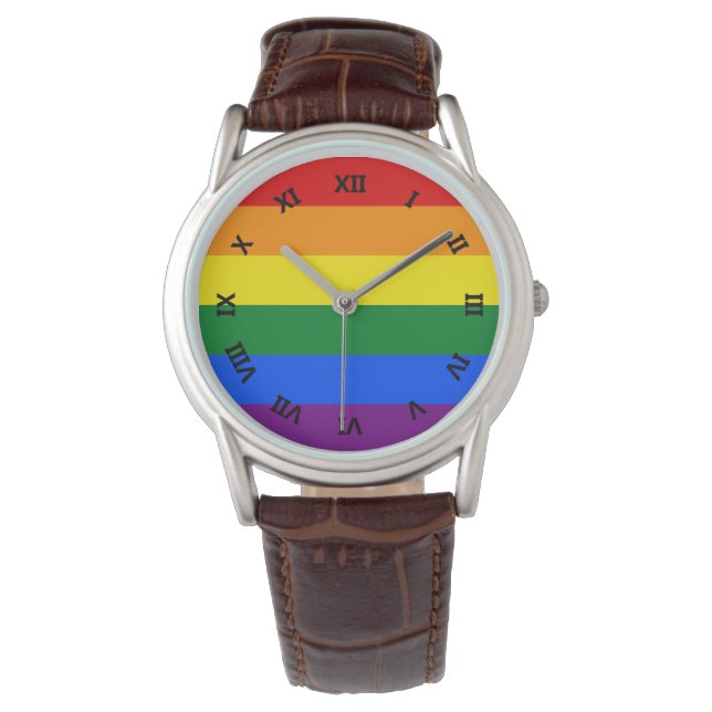 Rainbow Pride Watch Armbandsur (Framsida)