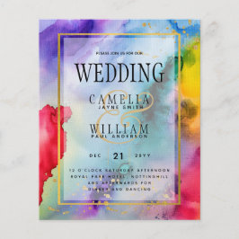 RAINBOW PRIDE WEDDING INVITATION Bläck LeahG