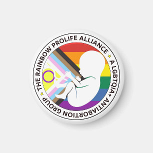 Rainbow ProLife Magnet