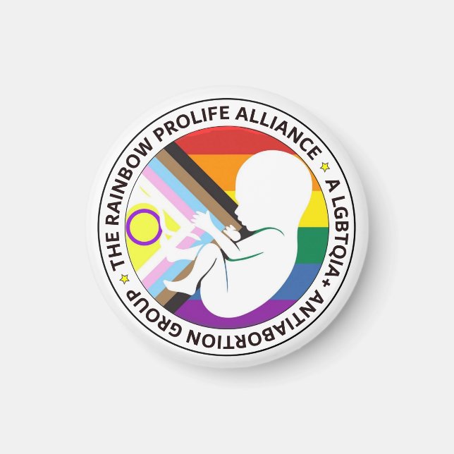 Rainbow ProLife Magnet (Framsidan)