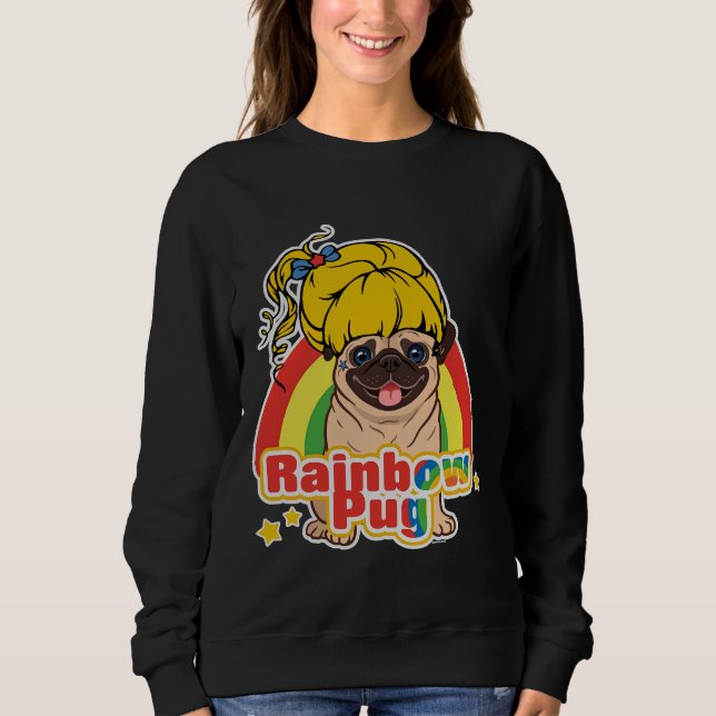 Rainbow Pug Classic T-Shirt 7 (Framsida)