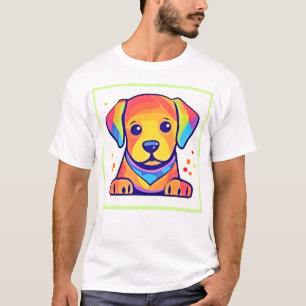 Rainbow Puppy Kärlek T Shirt