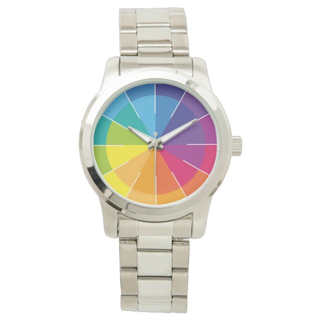 Rainbow Puristic och clear Armbandsur (Framsida)