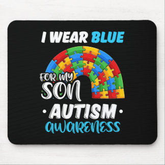 Rainbow Puzzle Autism I Bära Blue for Son Autism A Musmatta