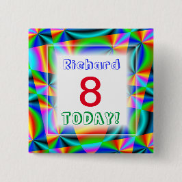 Rainbow Quilt Anpassade Age Knapp