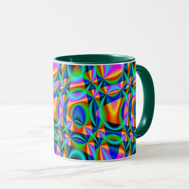 Rainbow quilt mugg (Framsida höger)