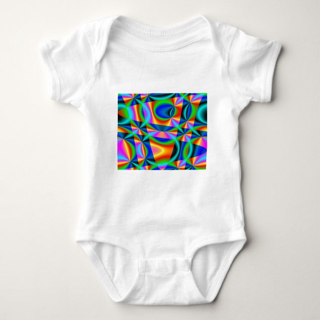Rainbow quilt t shirt (Framsida)