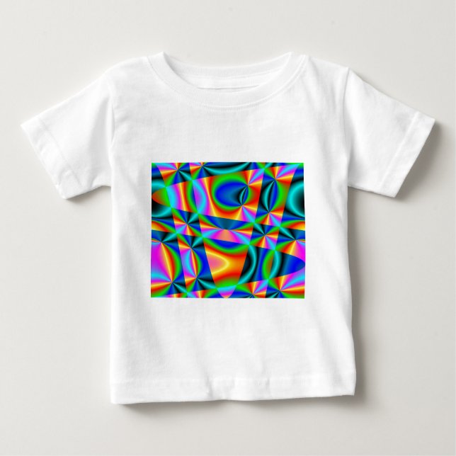 Rainbow quilt tee shirt (Framsida)