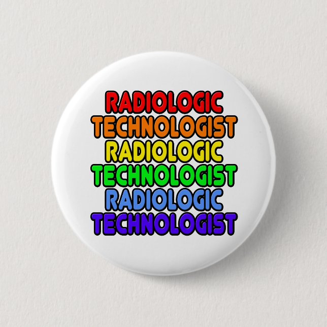 Rainbow Radiologic Technolog Knapp (Framsida)