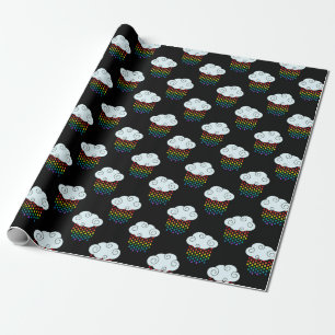 Rainbow Rain Clouds Presentpapper