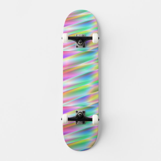 Rainbow Rain Mini Skateboard Bräda 18,5 Cm (Framsida)