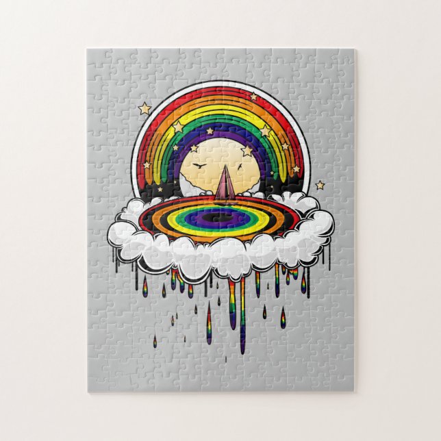 Rainbow Rain Pussel (Vertikal)