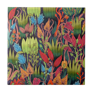 Rainbow Rainforest Tile Kakelplatta