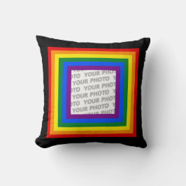 RAINBOW RAM + ditt tecken eller din bild Kudde