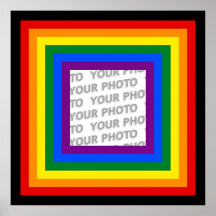 RAINBOW RAM + ditt tecken eller din bild Poster