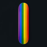 Rainbow rand Anpassningsbar Mini Skateboard Bräda 18,5 Cm<br><div class="desc">Skateboard rand Anpassningsbar</div>