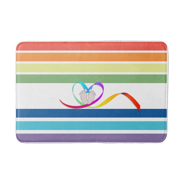Rainbow Rand Bath Mat Badrumsmatta (Framsidan)