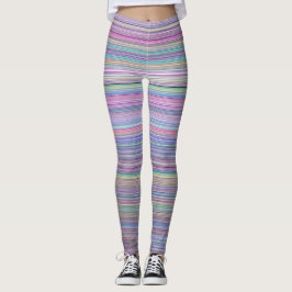 Rainbow Rand Brken Flatcreen TV-foto Leggings