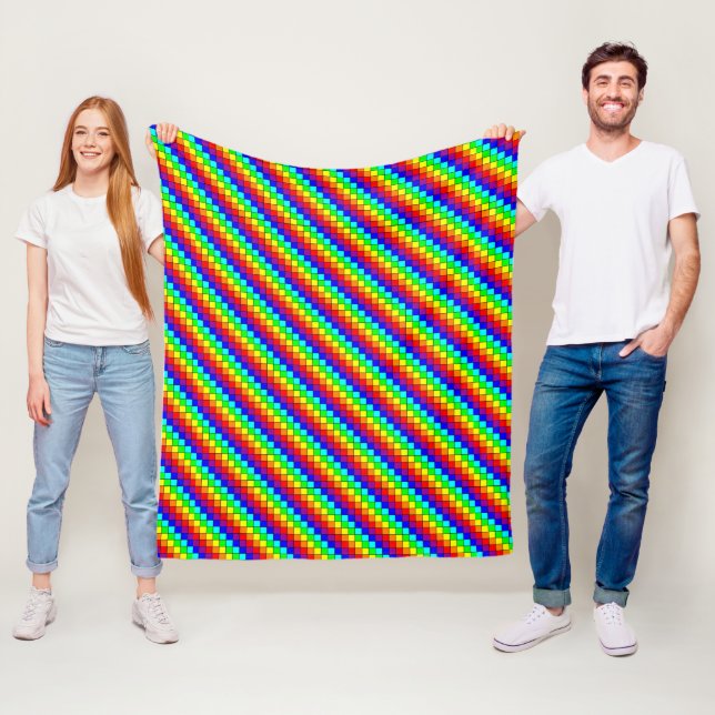 Rainbow Rand - Fleece Blanket (På plats)