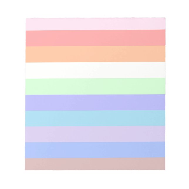 Rainbow Rand från Pastel Färg Anteckningsblock (Framsida)