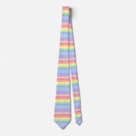 Rainbow Rand från Pastel Färg Tie Slips