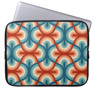 Rainbow rand illustration mönster laptop fodral
